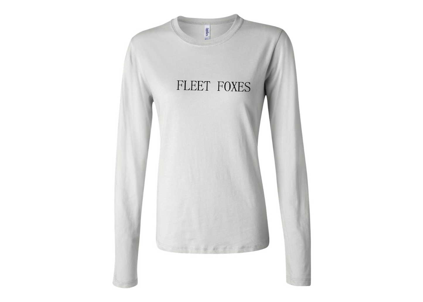 BELLA CANVAS Women’s Fleet Foxes Logo Jersey Long Sleeve Tee