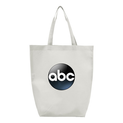 Abc Logo Q-Tees Non-Woven Gusset Bottom Tote