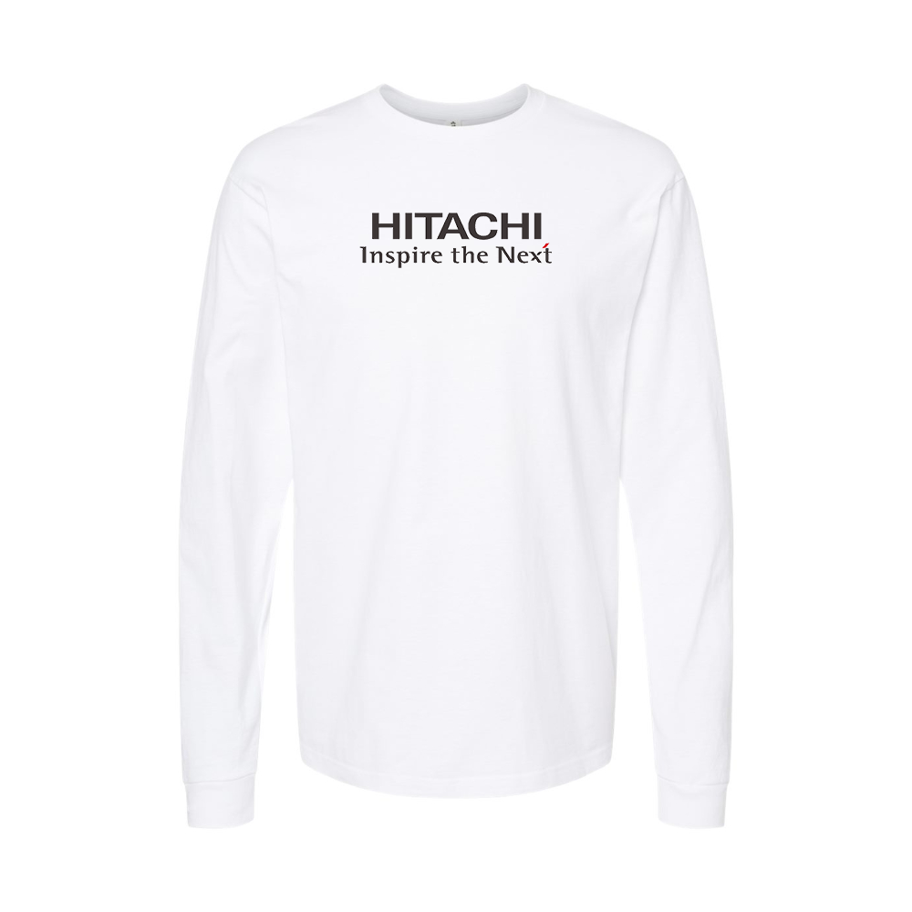 Youth Hitachi Logo Cotton Long Sleeve T-Shirt
