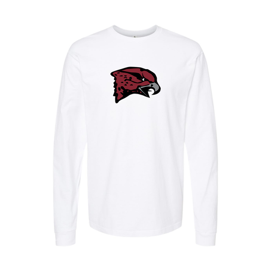 Youth Maryland Eastern Shore Hawks Logo Cotton Long Sleeve T-Shirt