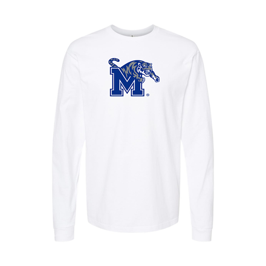 Men's Memphis Tigers Logo Long Sleeve T-Shirt
