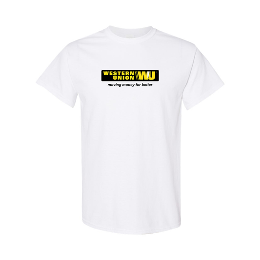 Men's Wastern Union Logo Cotton T-Shirt