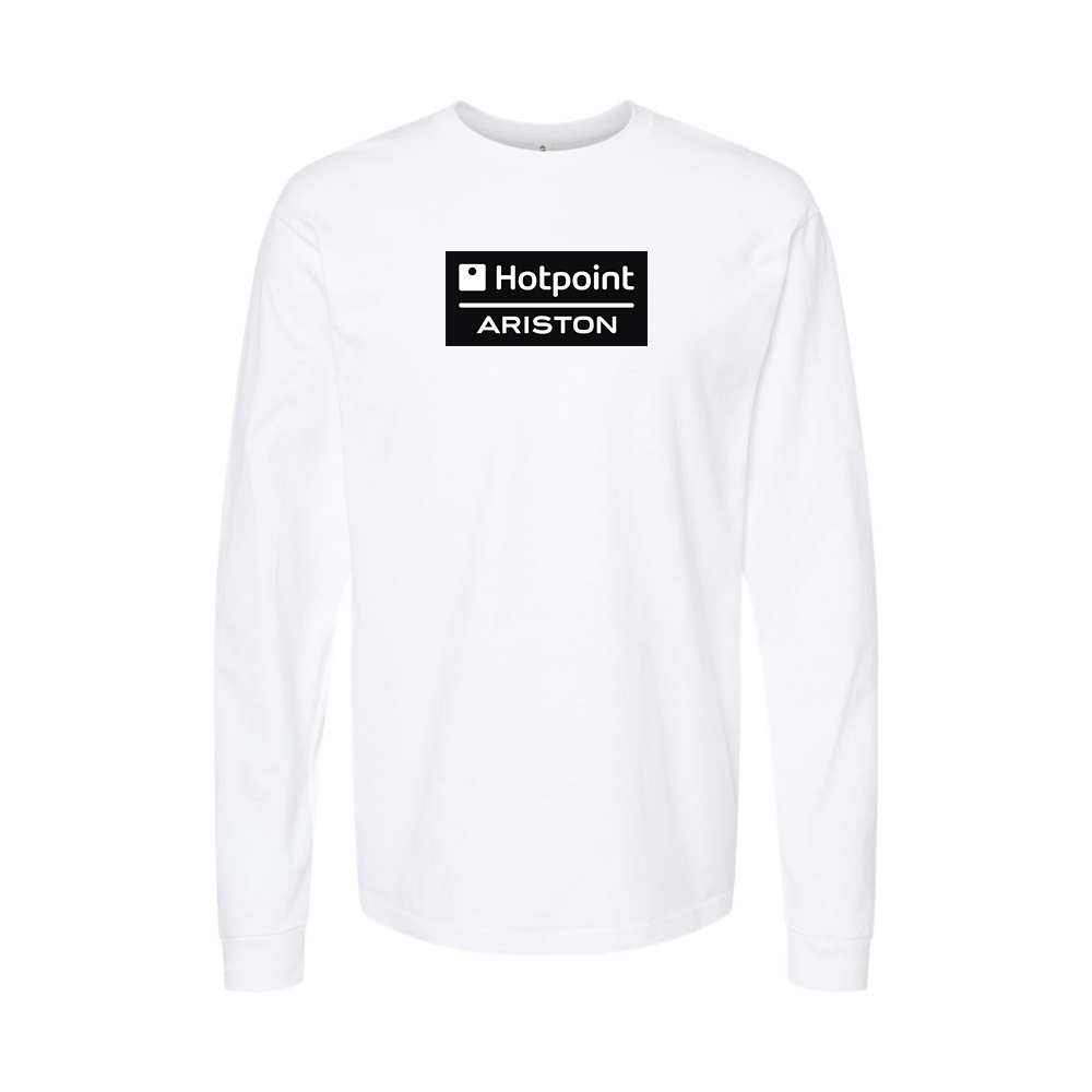 Youth Hotpoint-Ariston Logo Cotton Long Sleeve T-Shirt