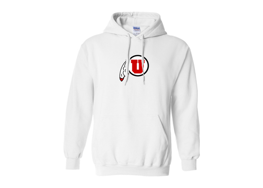 Men's Utah Utes Gildan  Heavy Blend Hooded Sweatshirt