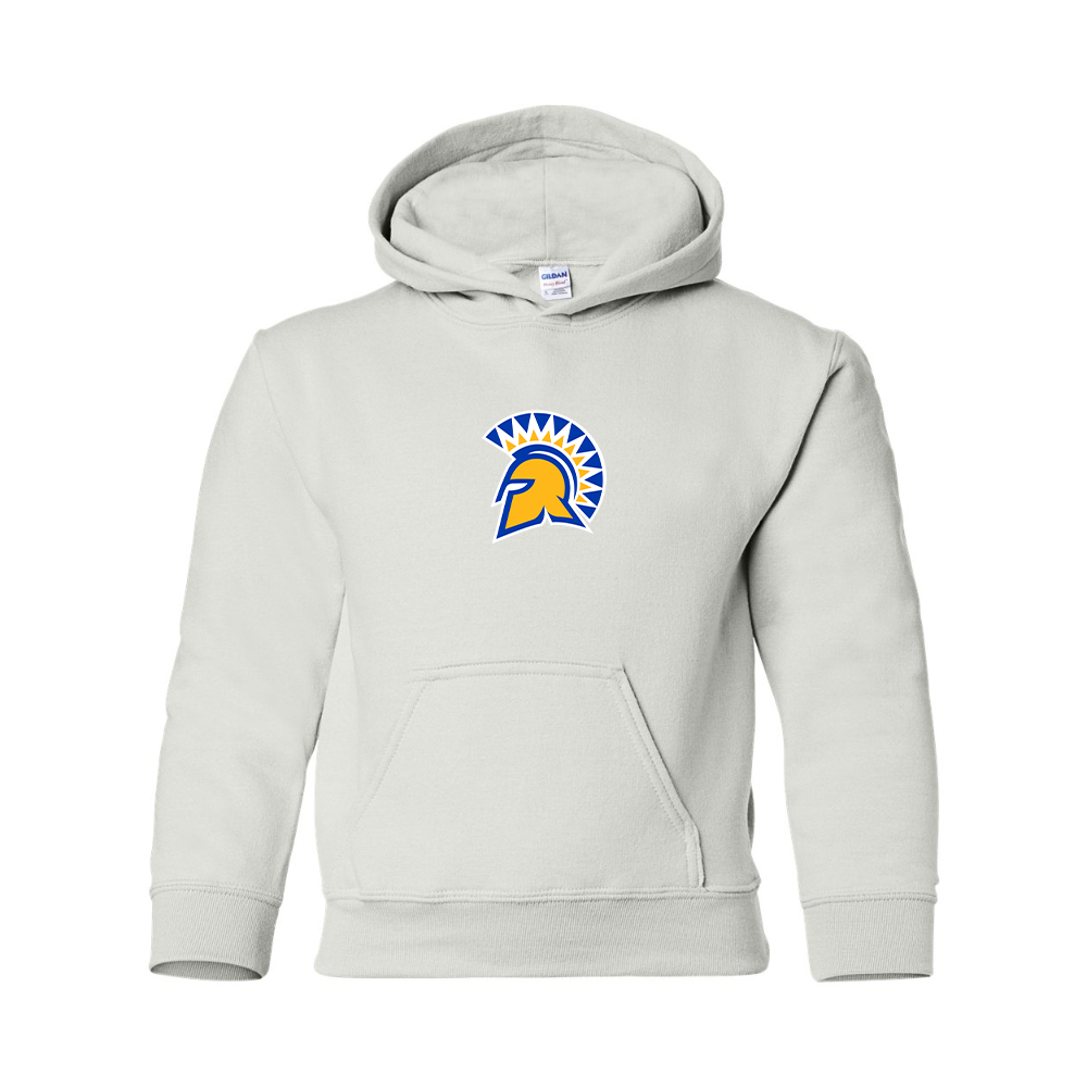 Youth San Jose State Spartans Logo Gildan Heavy Blend  Hooded Sweatshirt