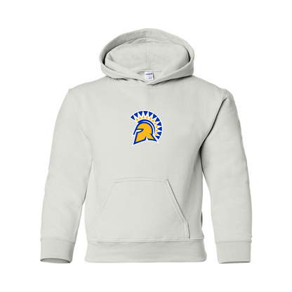 Youth San Jose State Spartans Logo Gildan Heavy Blend  Hooded Sweatshirt
