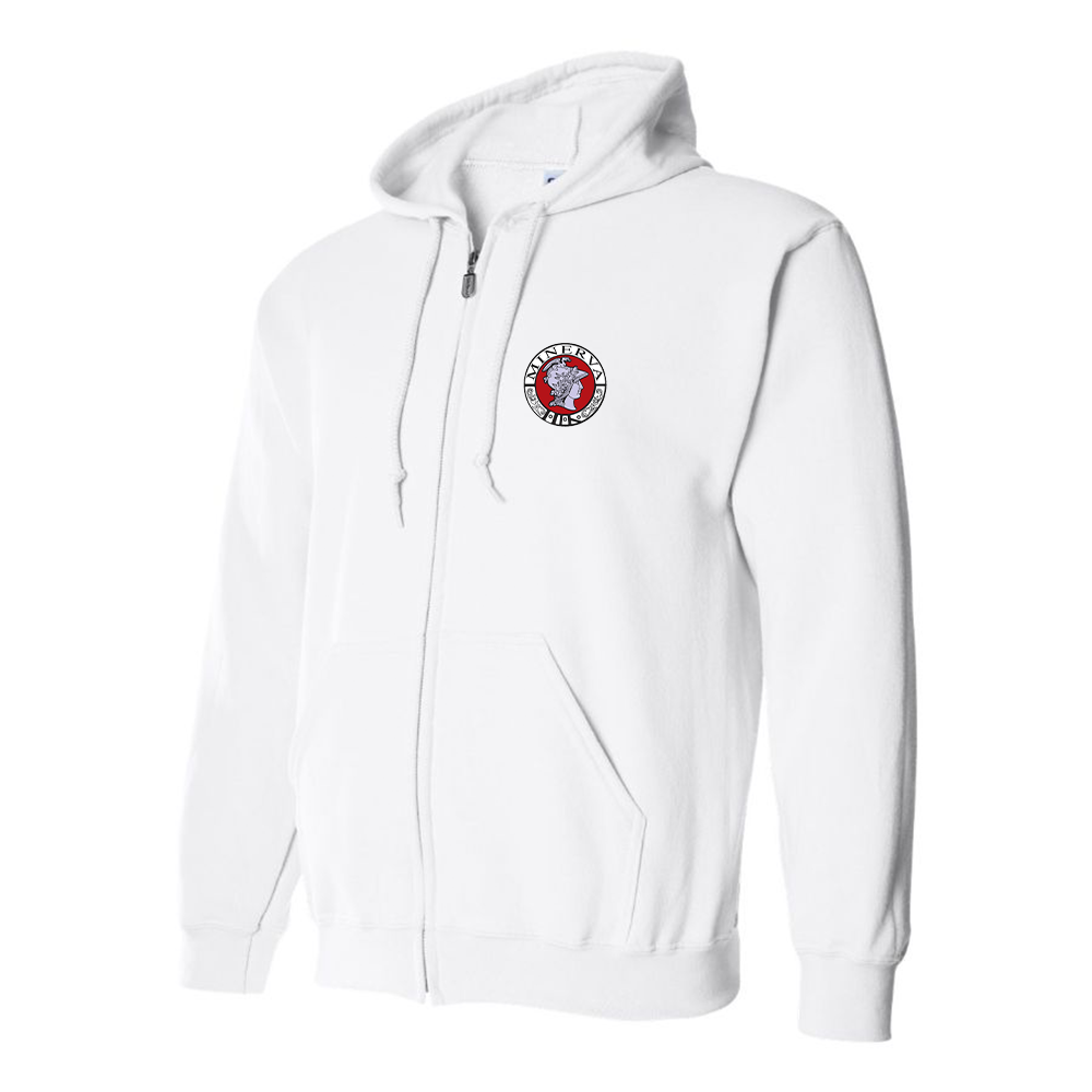 Men's Minerva Automobile Logo Zipper Hoodie