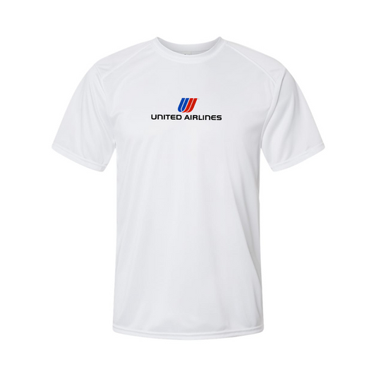Men's United Airlines Logo Polyester T-Shirt