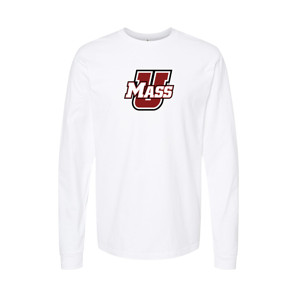 Men's Massachusetts Minutemen Logo Long Sleeve T-Shirt