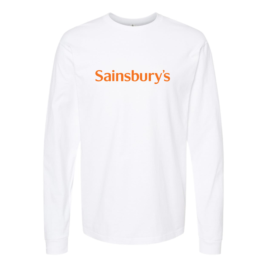 Youth Sainsbury_s Logo Cotton Long Sleeve T-Shirt