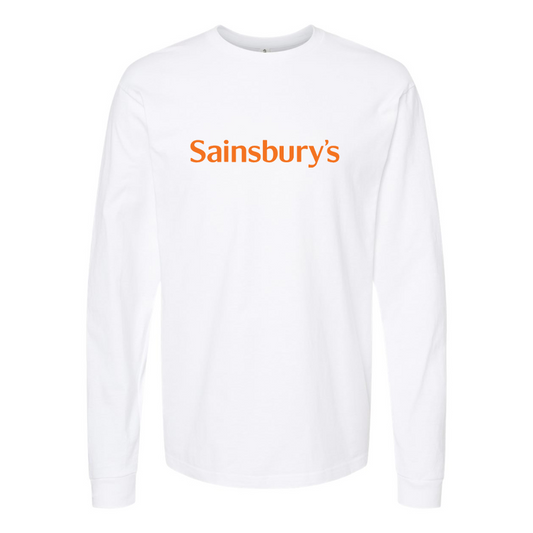 Youth Sainsbury_s Logo Cotton Long Sleeve T-Shirt