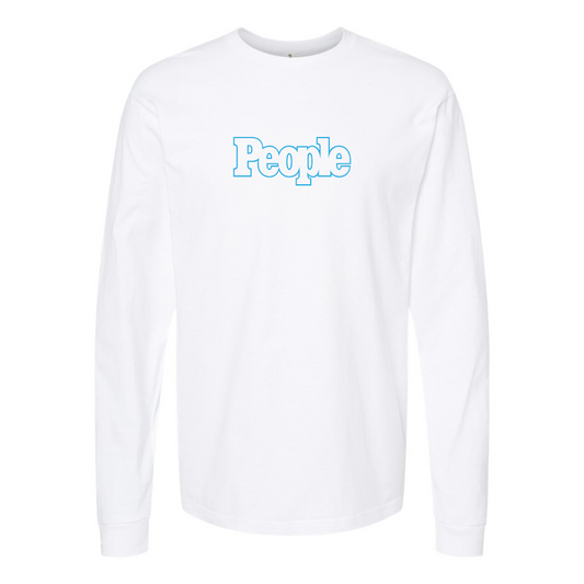 Youth People Magazine Logo Cotton Long Sleeve T-Shirt