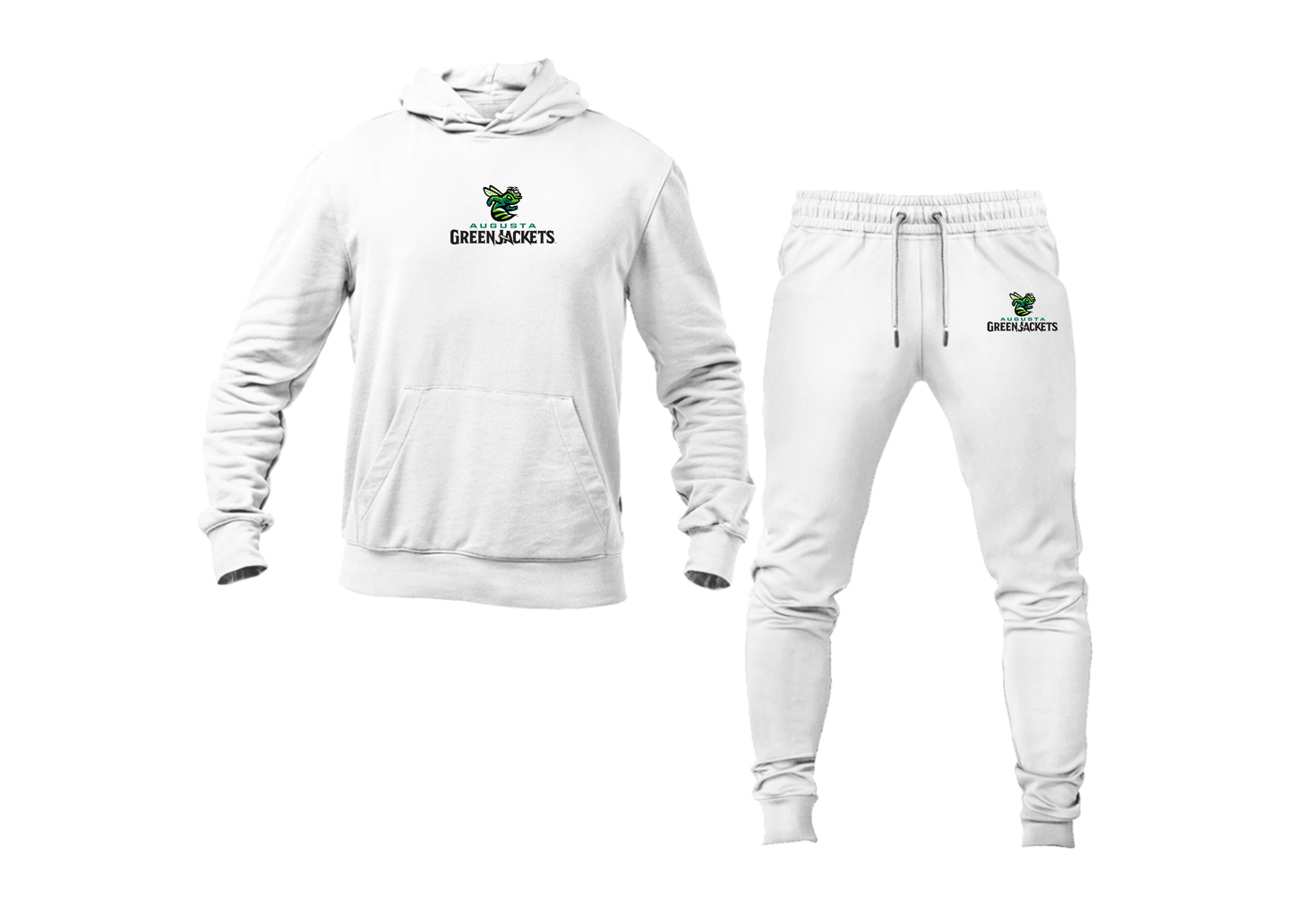 Men's Augusta GreenJackets Logo Hoodie Joggers Set