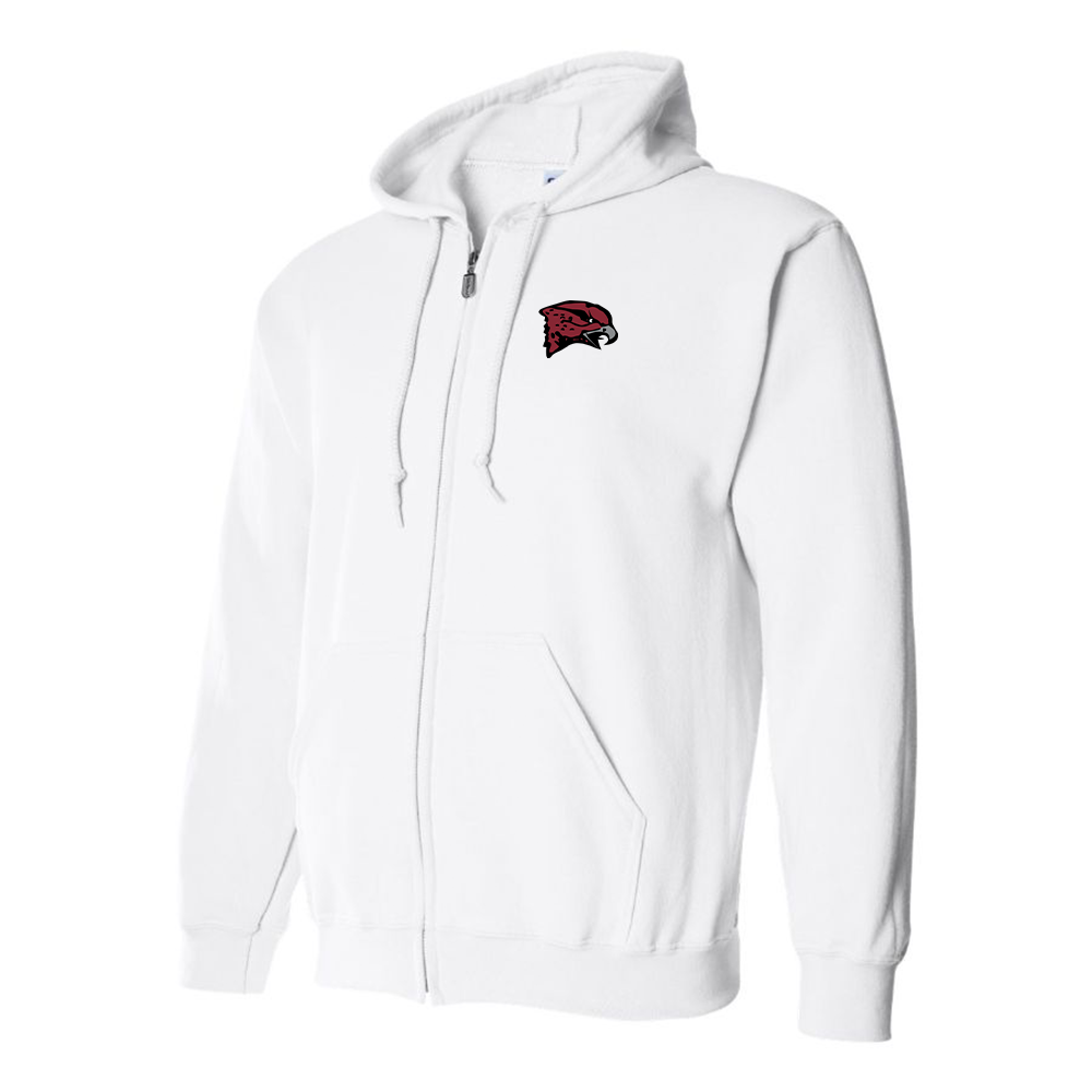 Men's Maryland Eastern Shore Hawks Logo Zipper Hoodie