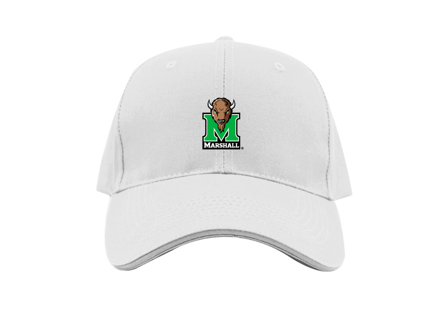 Marshall Thundering Herd Logo Dad Baseball Cap Hat
