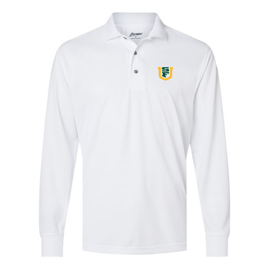 Men's San Francisco Dons Logo Paragon Prescott Long Sleeve Polo