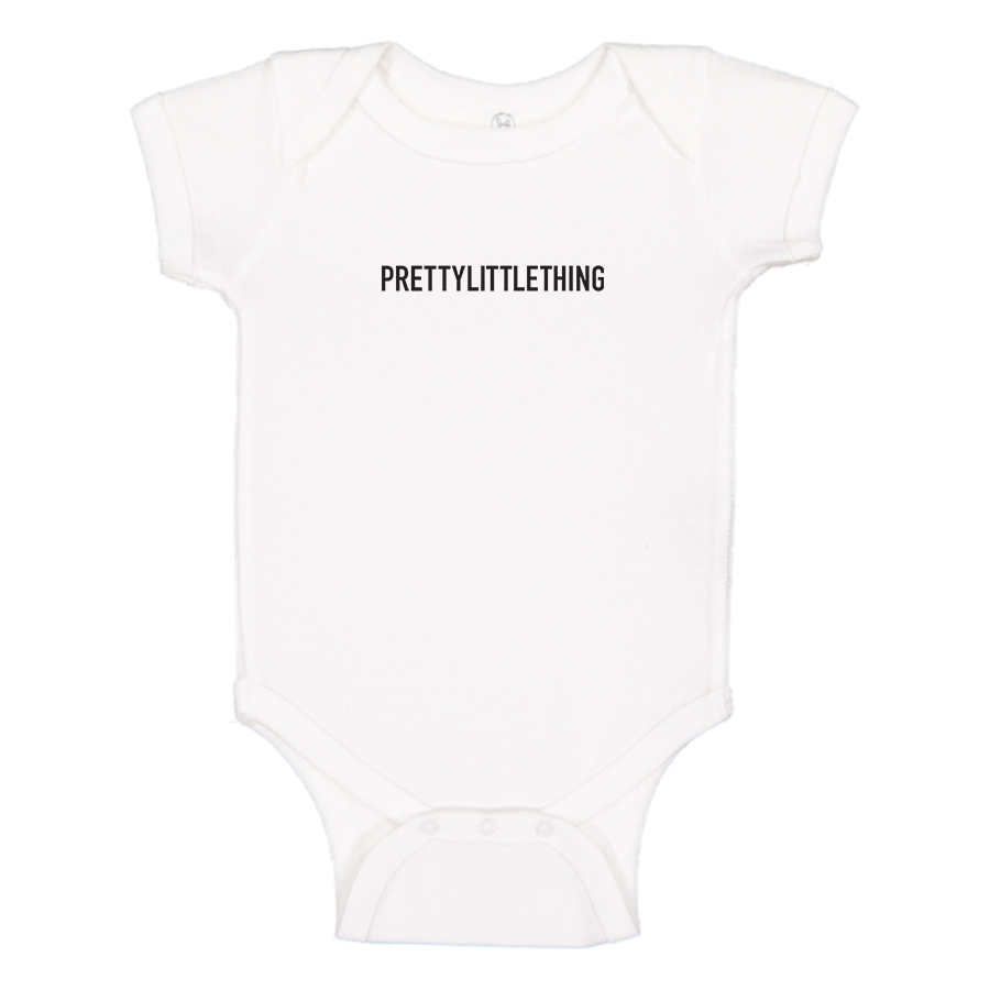Pretty Little Thing Logo Baby Romper Onesie