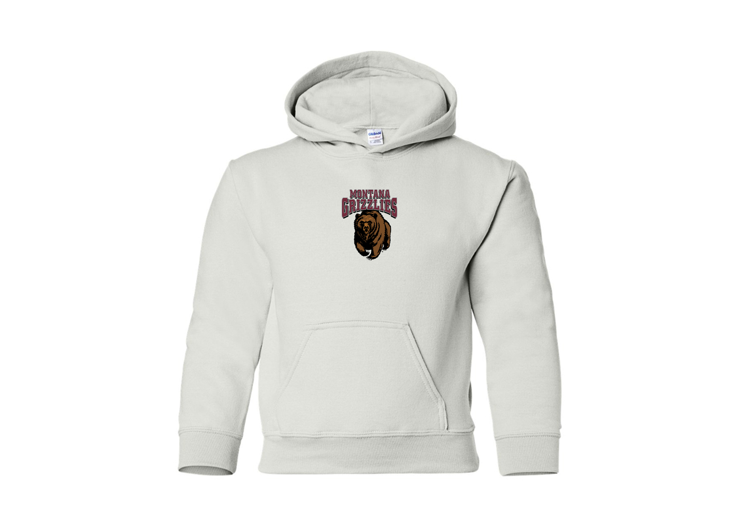 Youth Montana Grizzliesl Gildan Heavy Blend  Hooded Sweatshirt