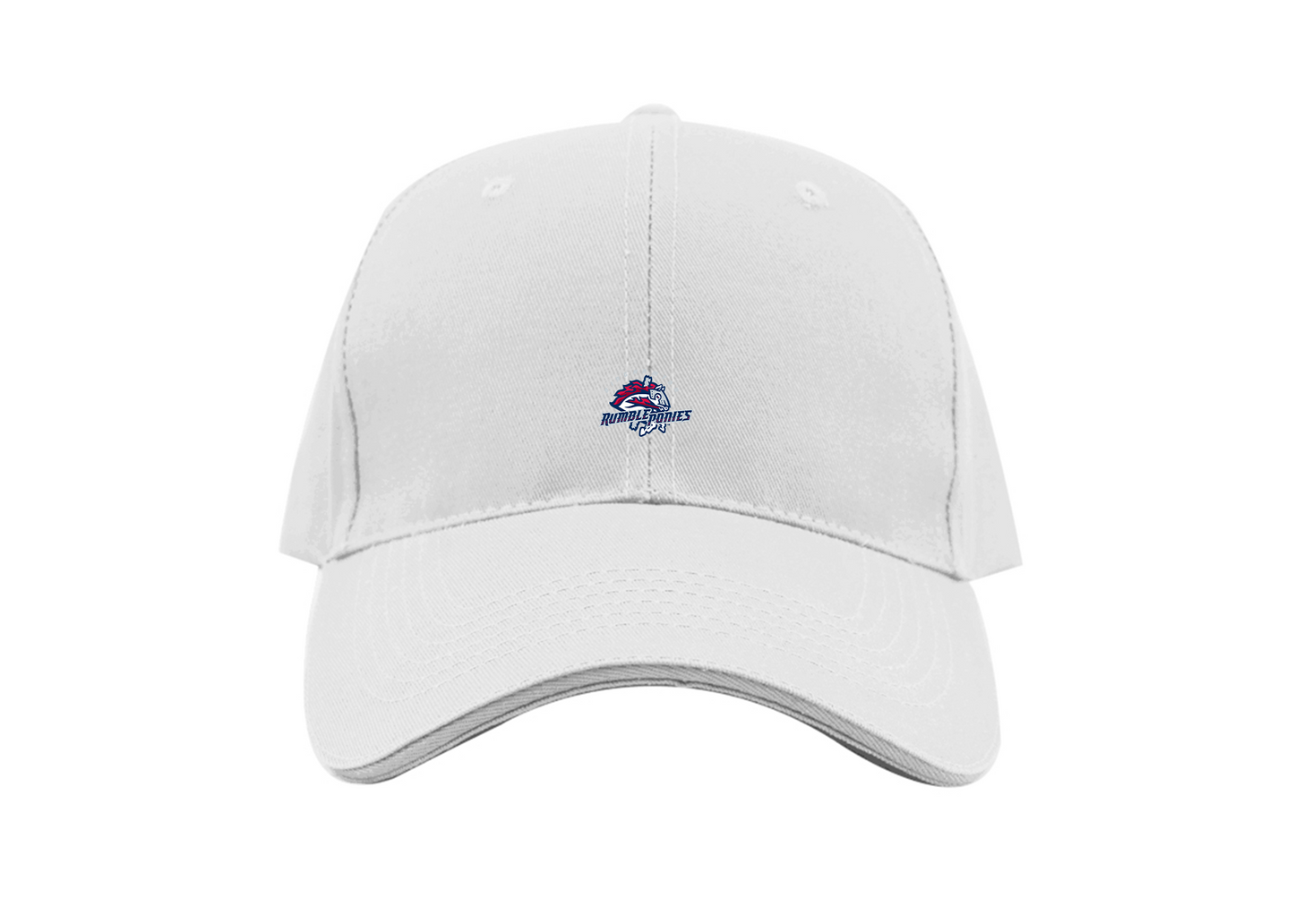 Binghamton Rumble Ponies Logo Dad Baseball Cap Hat