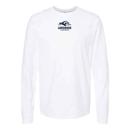 Men's Longwood Lancers Logo Long Sleeve T-Shirt