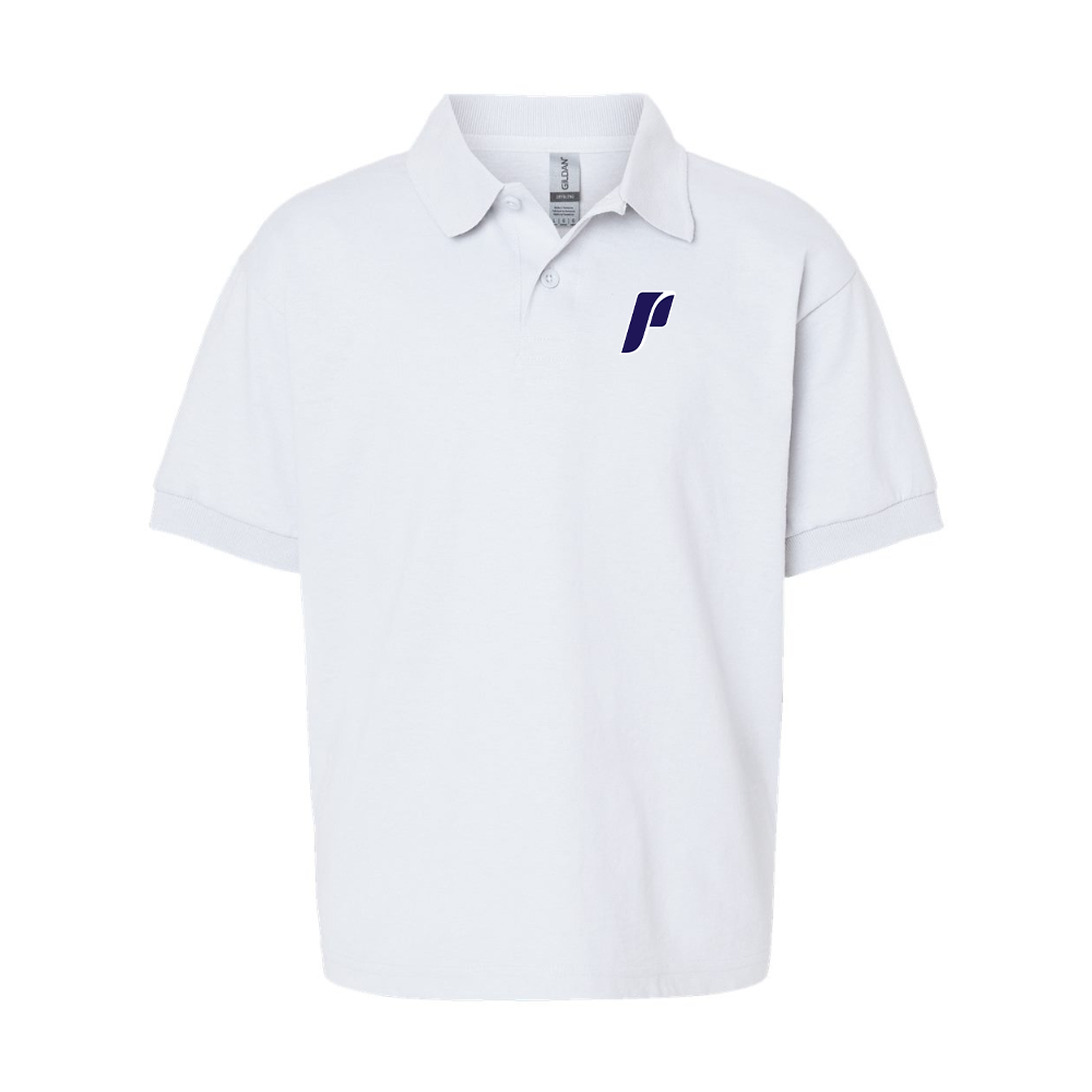 Youth Portland Pilots Logo Gildan Dry Blend Jersey Polo