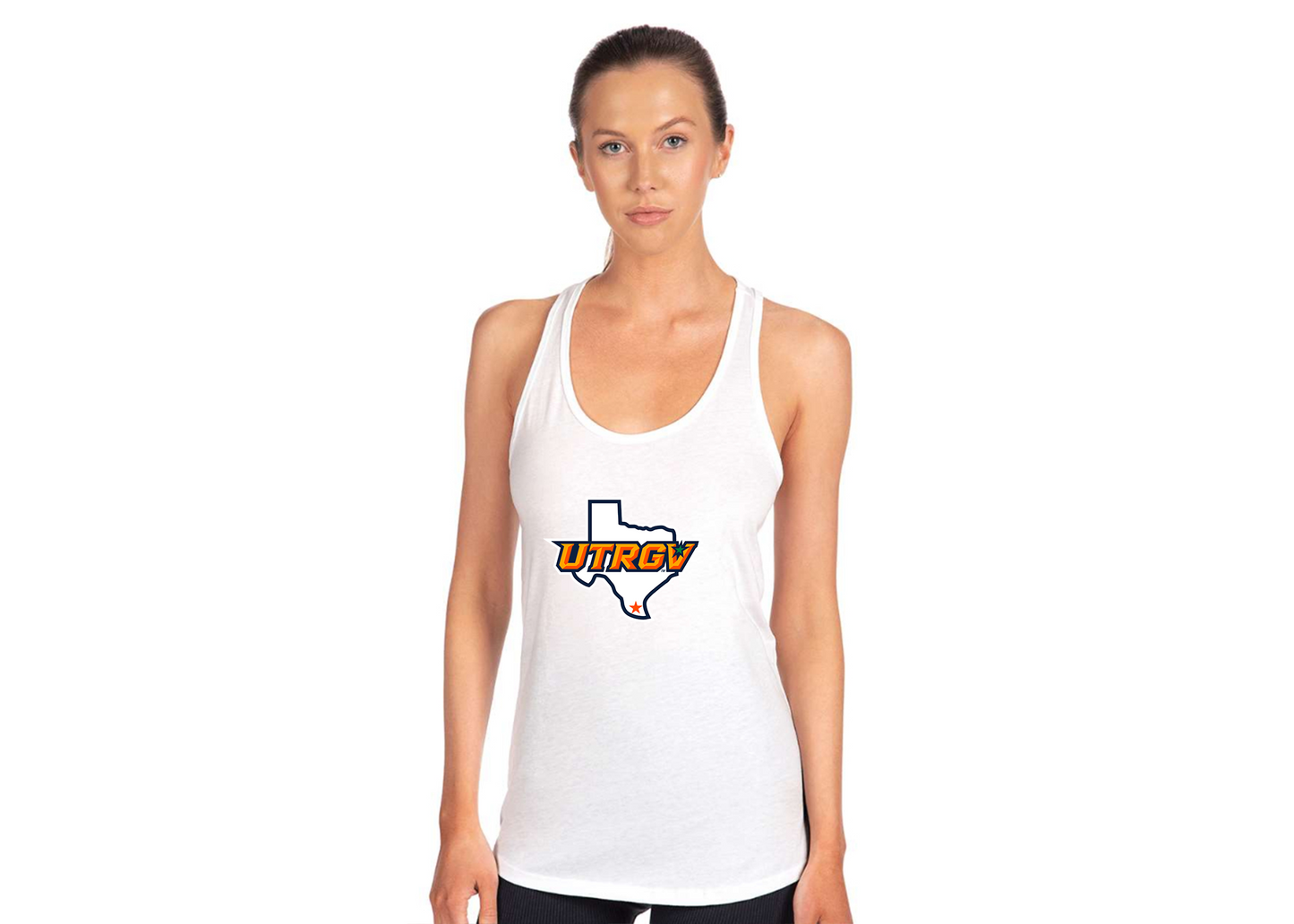 Women's UTRGV Vaqueros Next Level Ideal Racerback Tank