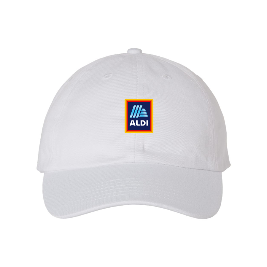 Aldi Logo  Valucap Adult Bio-Washed Classic Dad Hat