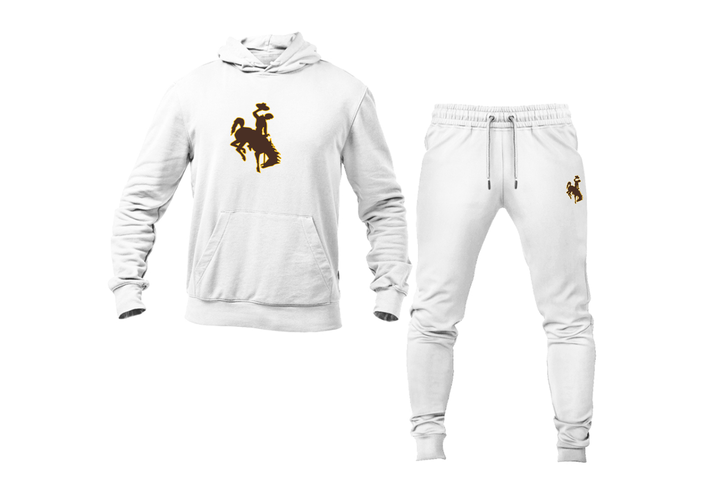 Men's Wyoming Cowboys Hoodie Joggers Set