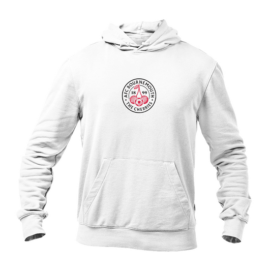 Men's AFC Bournemouth Soccer Logo Gildan  Heavy Blend Hooded Sweatshirt