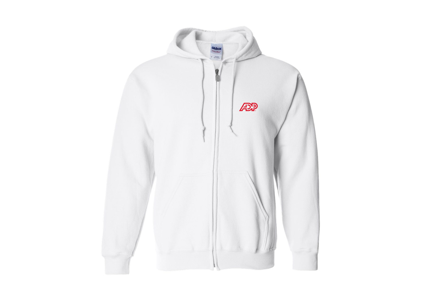Men's ADP Logo Gildan  Heavy Blend Full Zip Hooded Sweatshirt