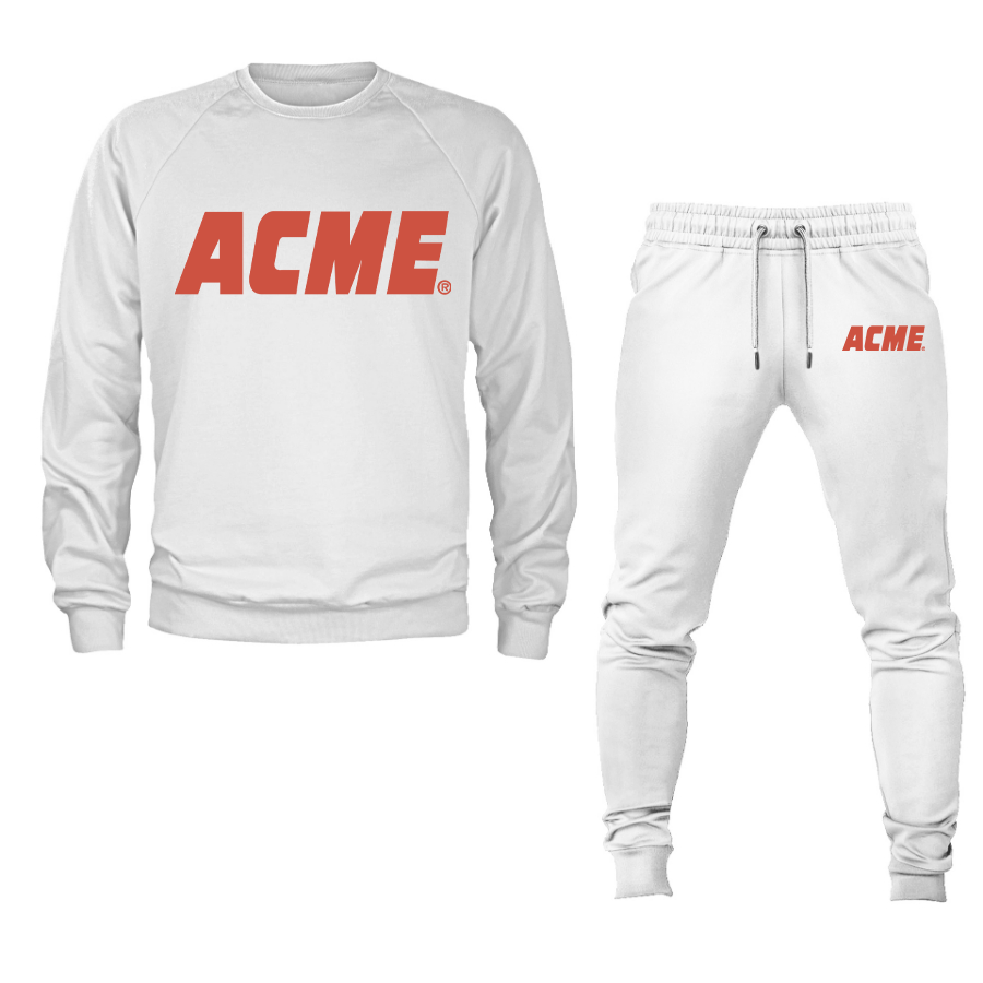 Men's ACME Logo Crewneck Sweatshirt Joggers Suit