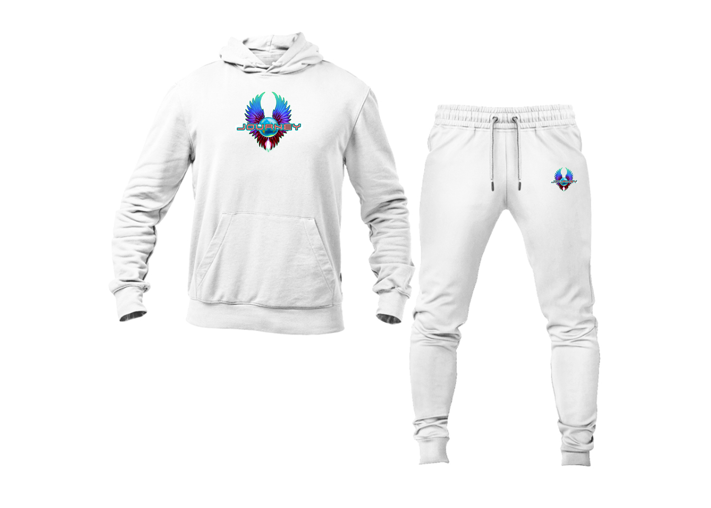 Men's Journey Logo Hoodie Joggers Set
