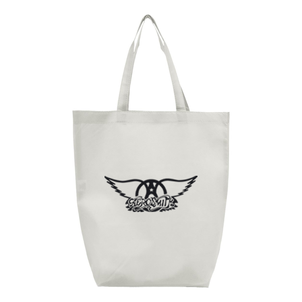Aerosmith Logo Q-Tees Non-Woven Gusset Bottom Tote