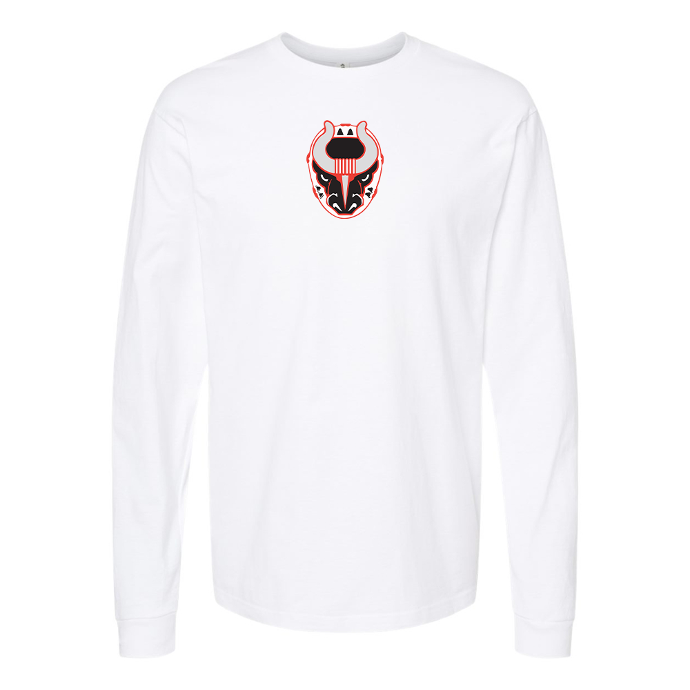 Youth Birmingham Bulls Logo Cotton Long Sleeve T-Shirt