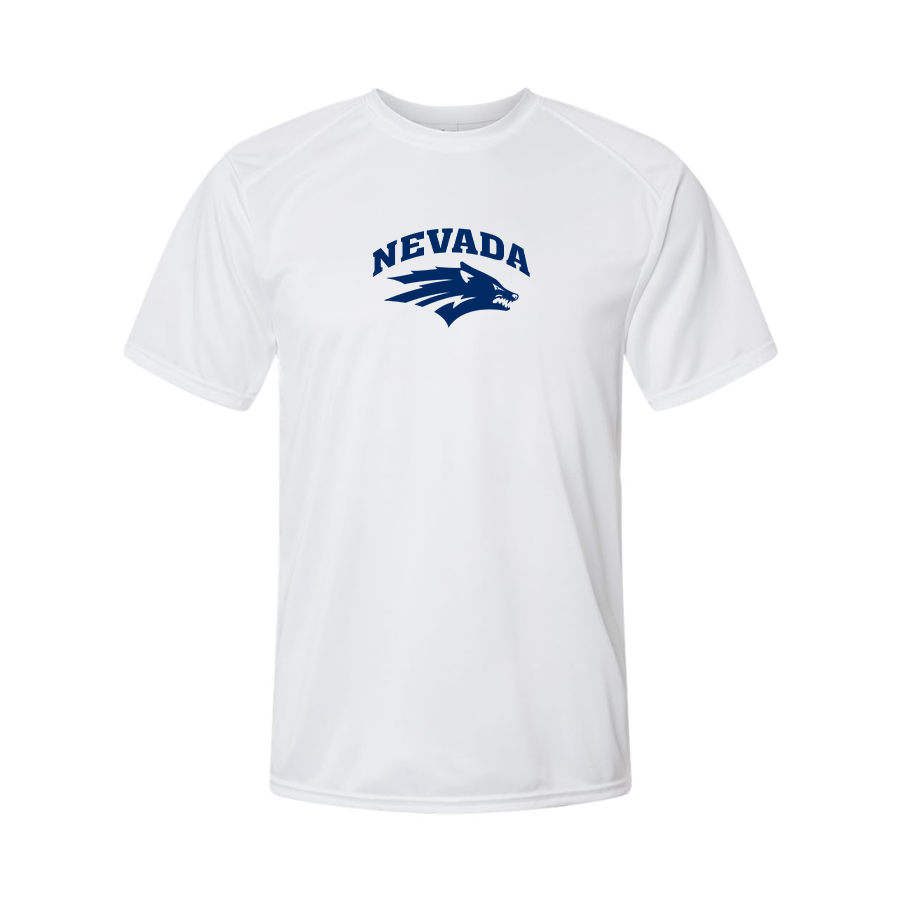 Men's Nevada Wolf Pack Logo Polyester T-Shirt