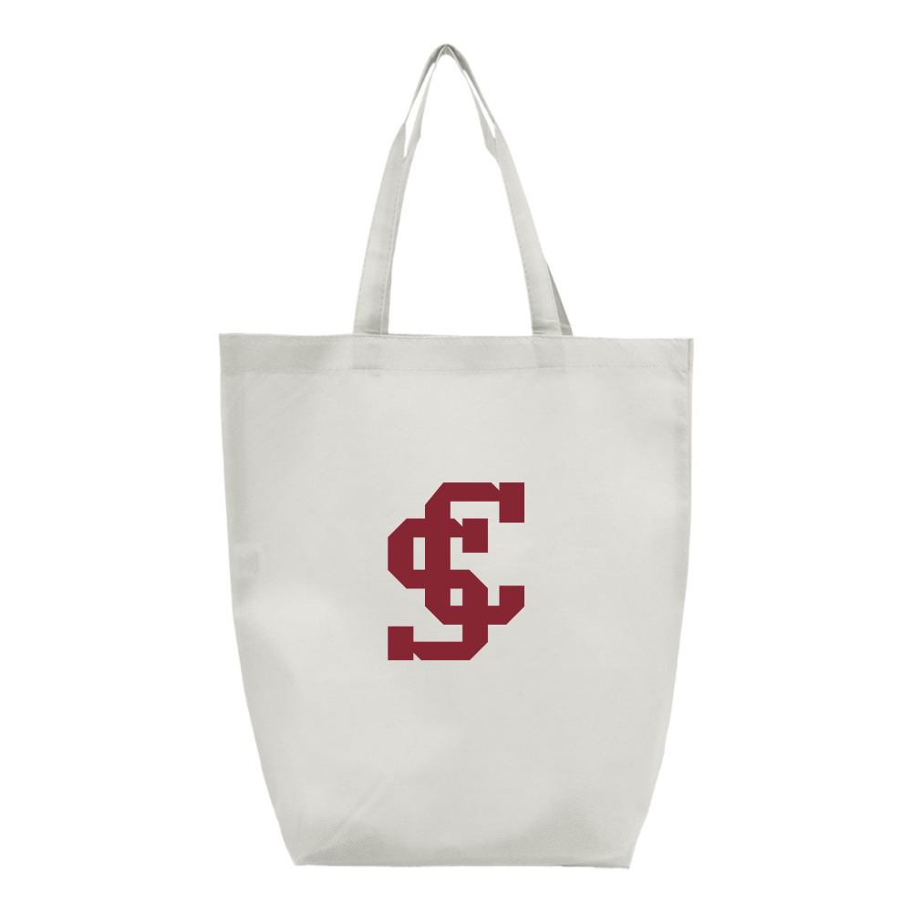 Santa Clara Broncos Logo Q-Tees Non-Woven Gusset Bottom Tote