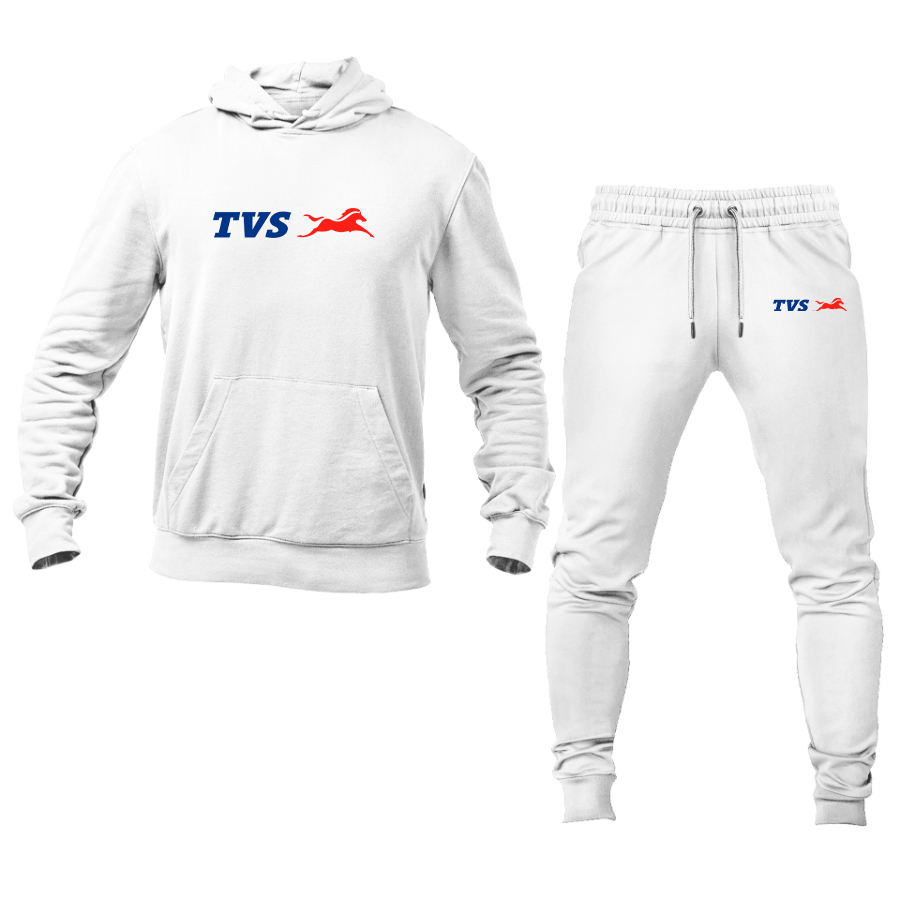 Men's TVS Motor Company Logo Hoodie Joggers Set
