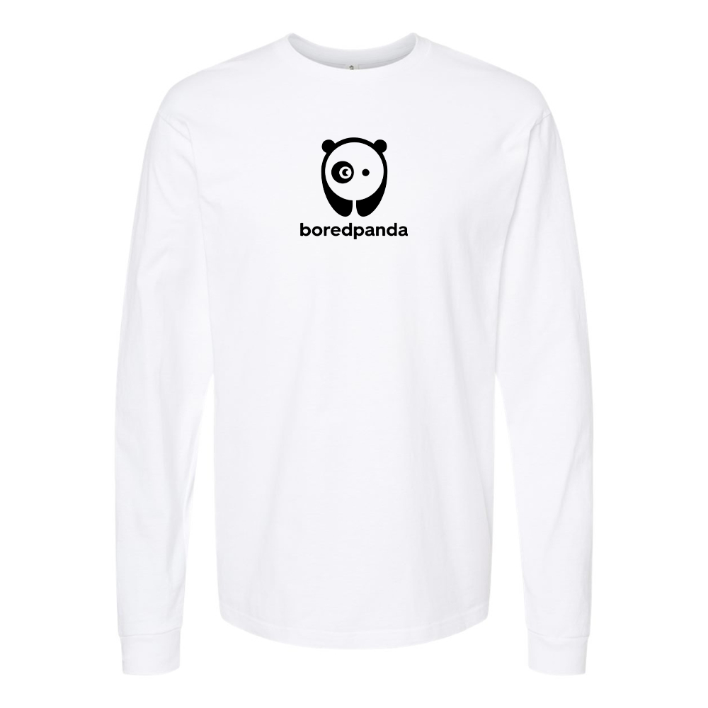 Youth Bored Panda Logo Cotton Long Sleeve T-Shirt