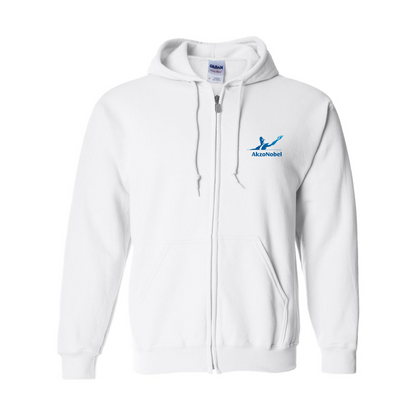 Men's AkzoNobel Logo Gildan  Heavy Blend Full Zip Hooded Sweatshirt