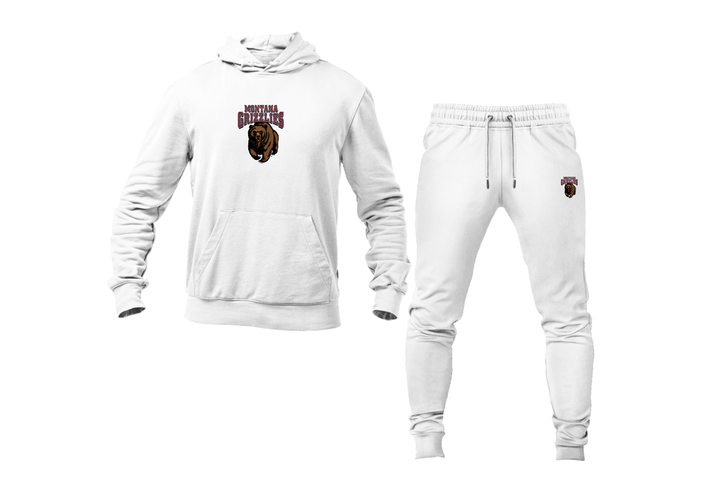 Men's Montana Grizzliesl Hoodie Joggers Set