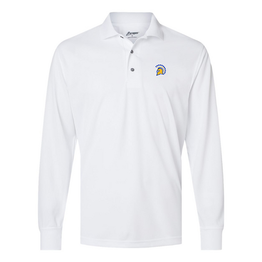 Men's San Jose State Spartans Logo Paragon Prescott Long Sleeve Polo