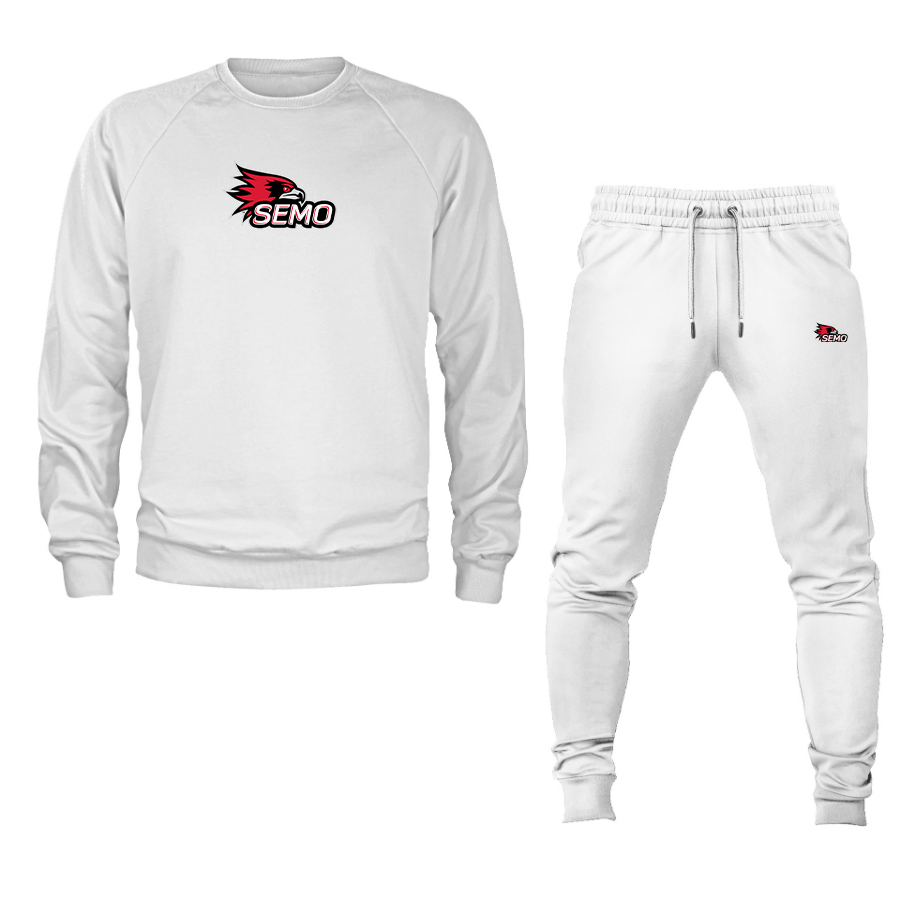 Men's SEMO Redhawks Logo Crewneck Sweatshirt Joggers Suit
