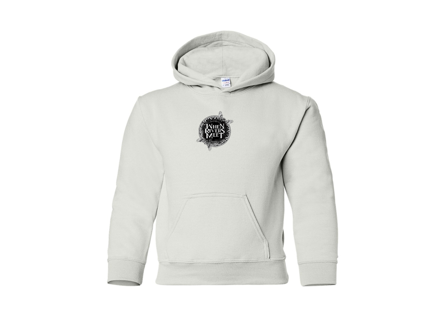 Youth When Rivers Meet Gildan Heavy Blend  Hooded Sweatshirt