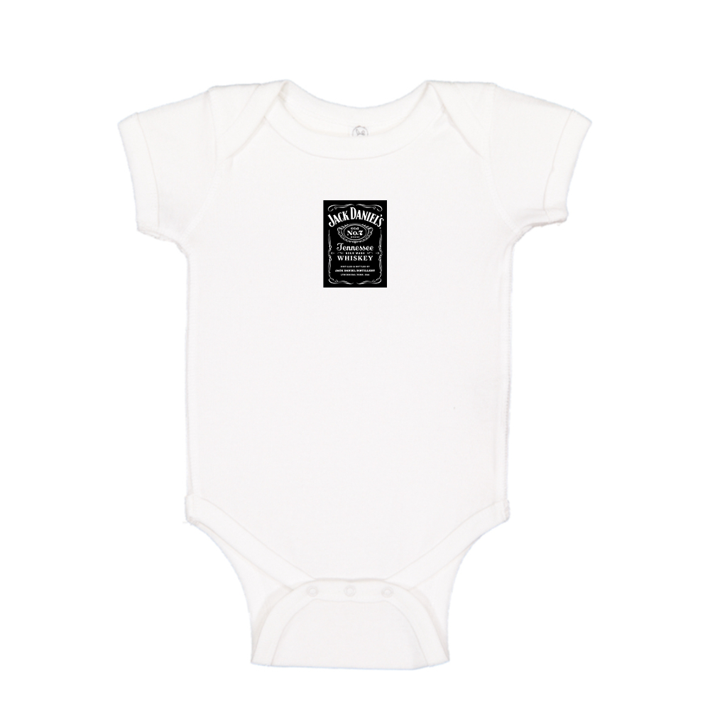 Jack Daniels Logo Baby Romper Onesie