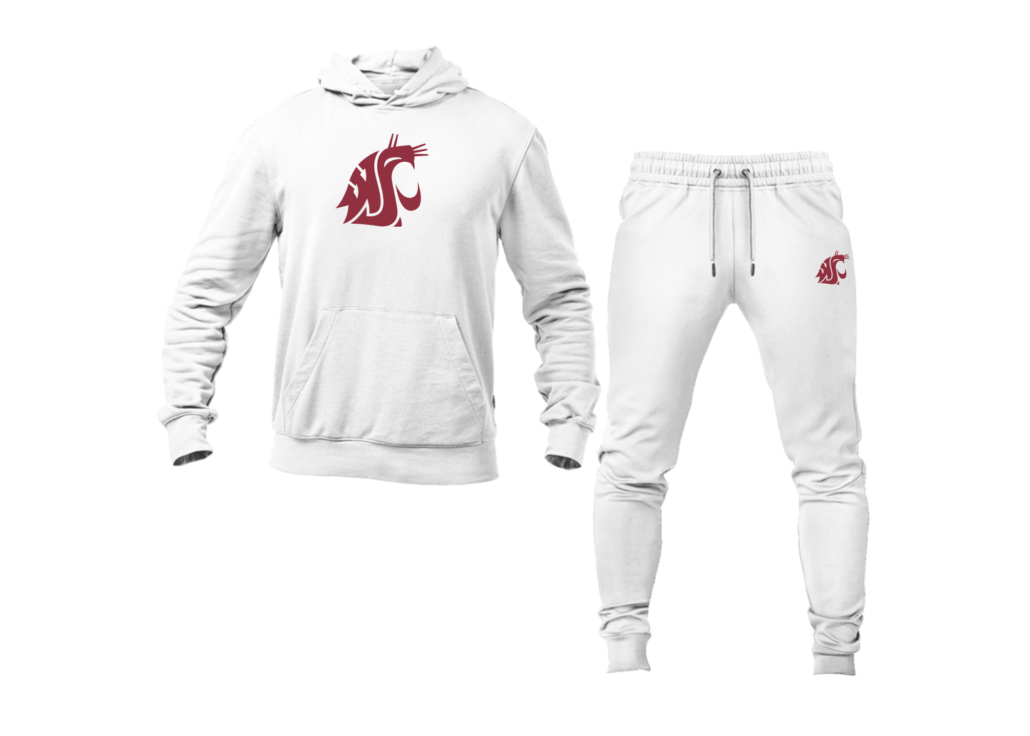 Men's Washington State Cougars Hoodie Joggers Set