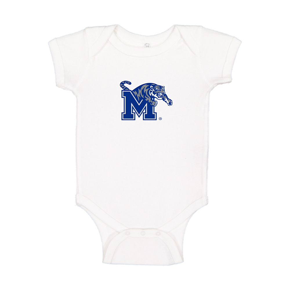 Memphis Tigers Logo Baby Romper Onesie