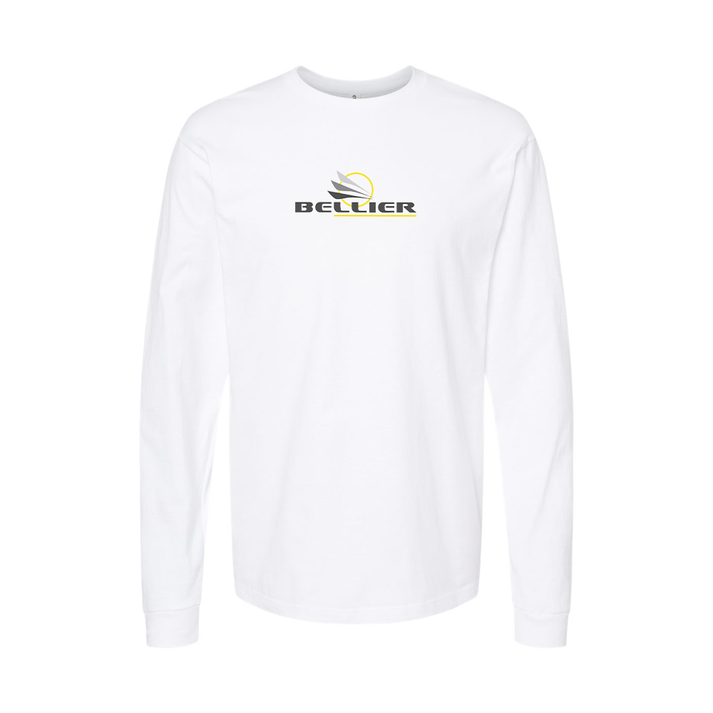 Men's Bellier Automobiles Logo Long Sleeve T-Shirt