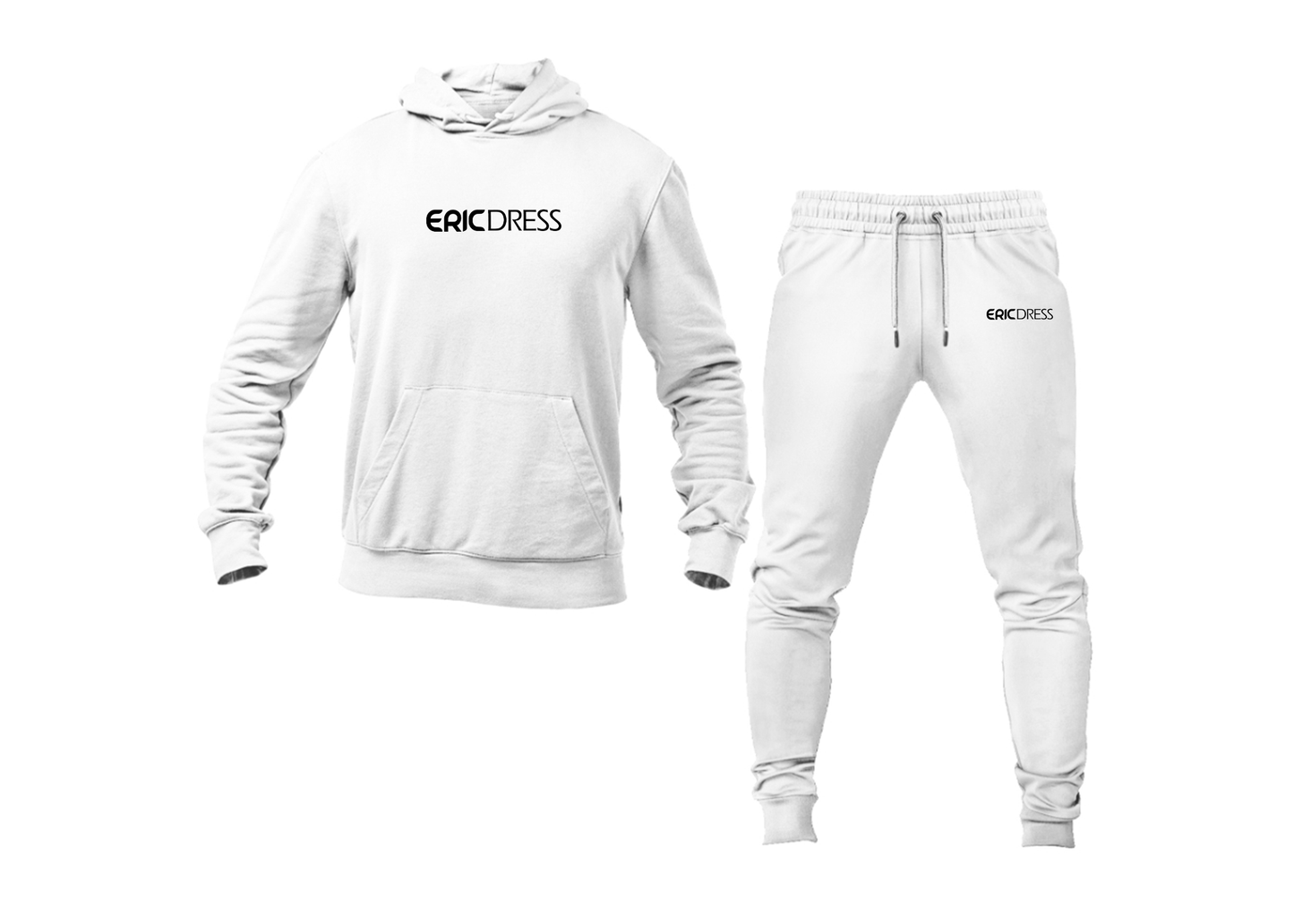 Men's Ericdress Logo Hoodie Joggers Set