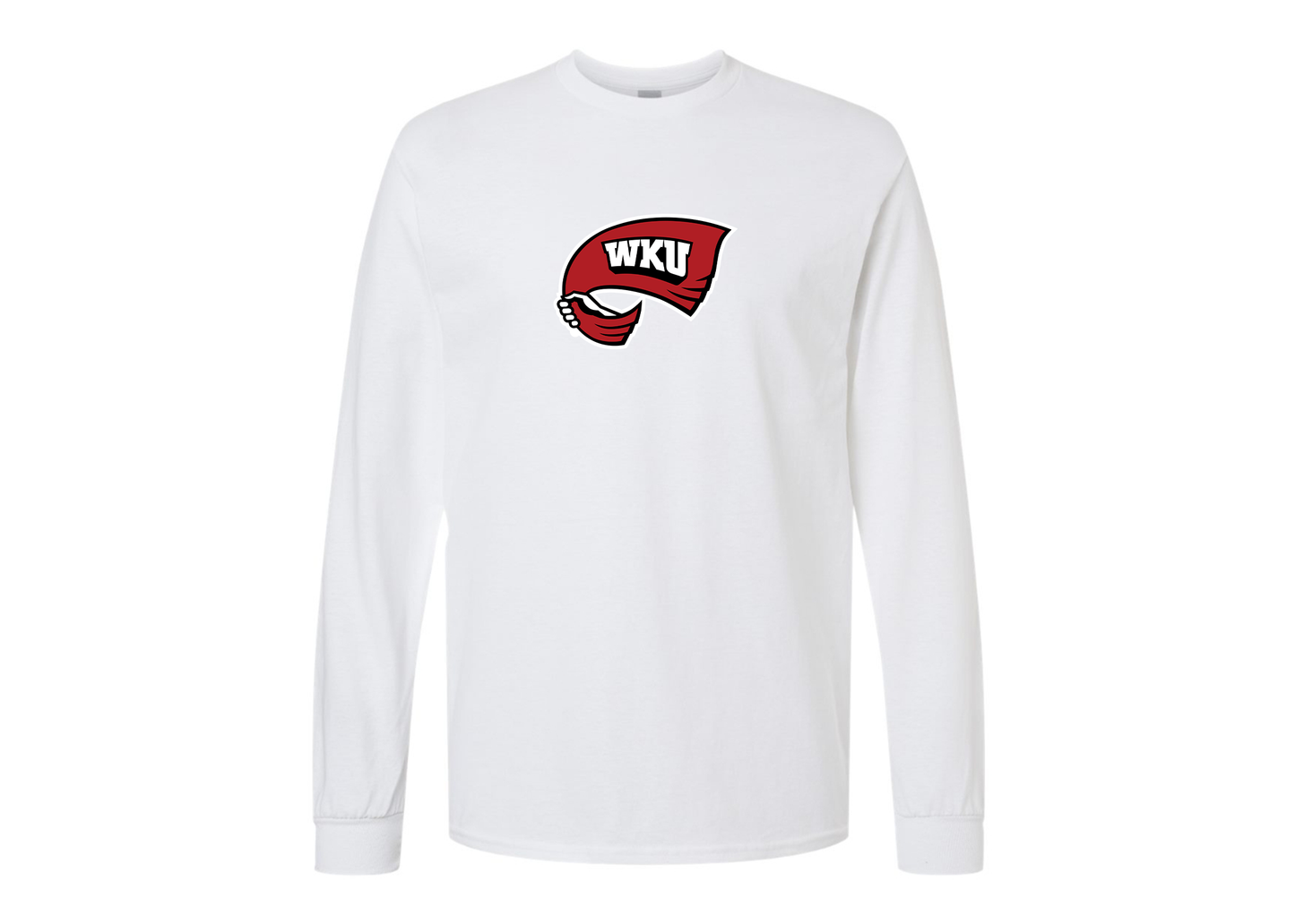 Men's Western Kentucky Hilltoppers Gildan Heavy Cotton Long Sleeve T-Shirt