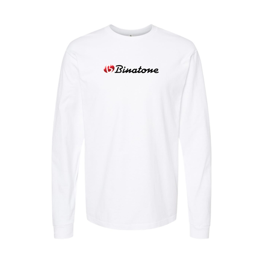 Youth Binatone Logo Cotton Long Sleeve T-Shirt